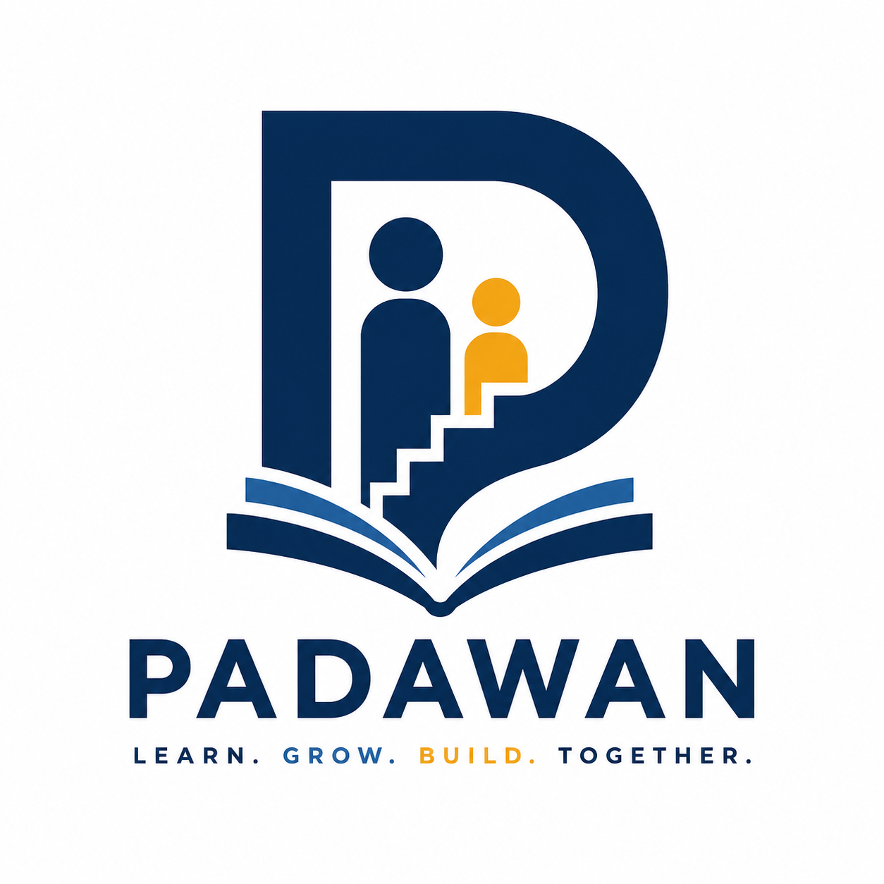Padawan logo - Learn. Grow. Build. Together.